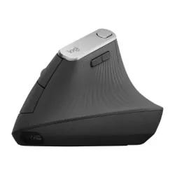 Logitech - Ergonomic Mouse - MX VERTICAL - Wireless - USB, Bluetooth - Graphite