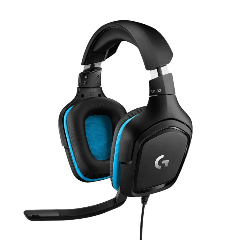 Headset gaming g432-black 981-000770 logitech