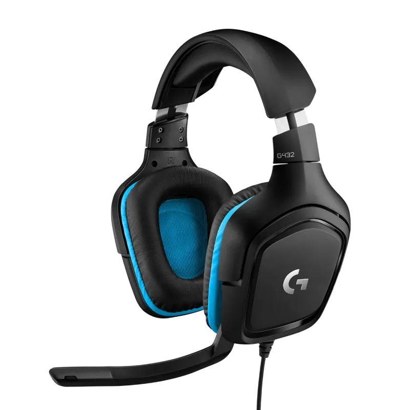 Headset gaming g432-black 981-000770 logitech