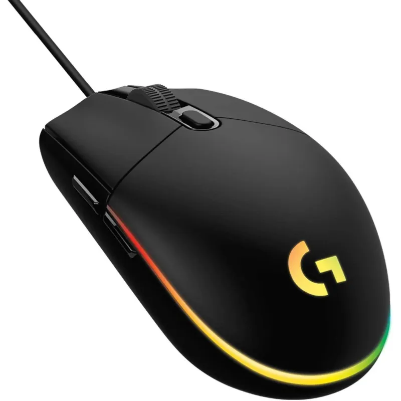 Mouse usb optical g203-black 910-005796 logitech