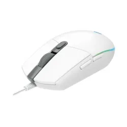 Mouse usb optical g203-white 910-005797 logitech