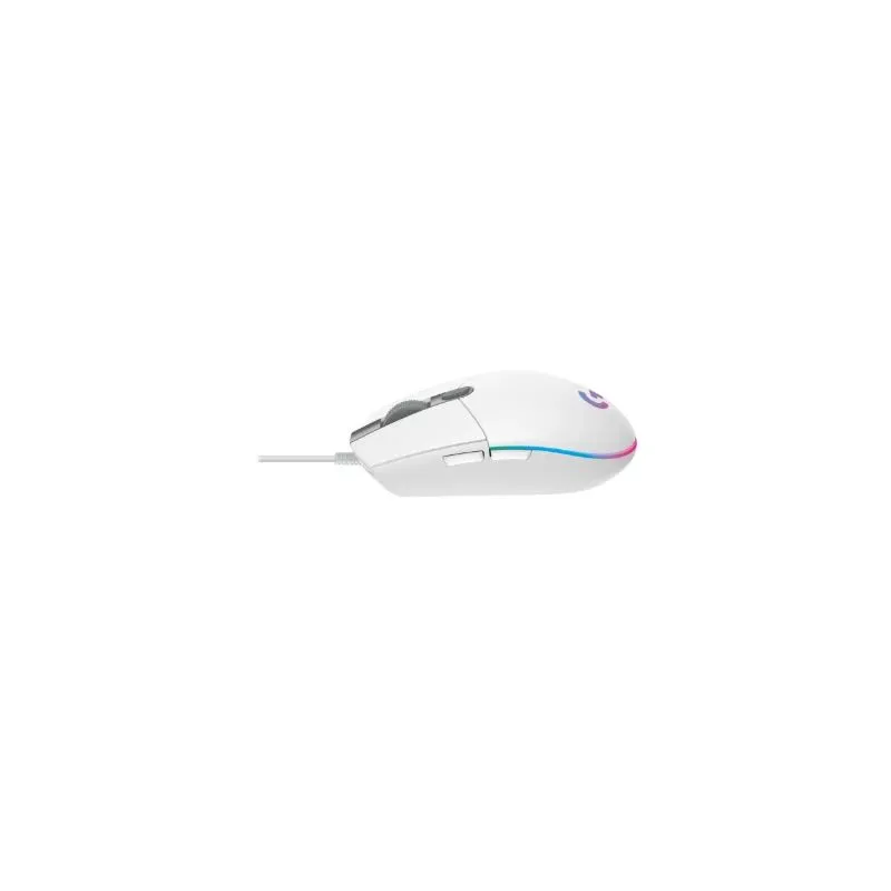 Mouse usb optical g203-white 910-005797 logitech