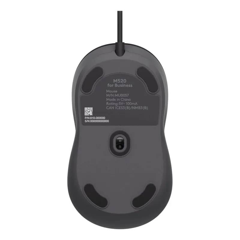 Mouse usb optical m520-graphite 910-007511 logitech