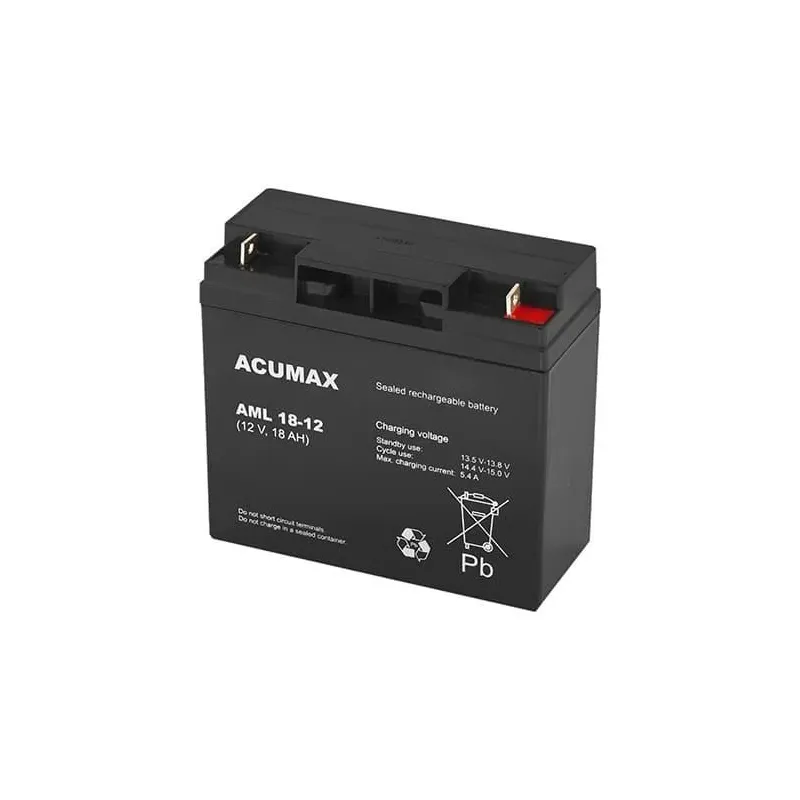 Battery 12v 18ah vrla-am18-12 acumax emu