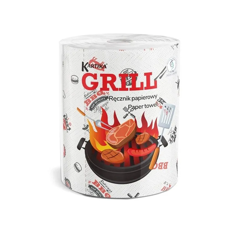 Papīra dvieļi kartika bbq 3 sl 200 1 gab