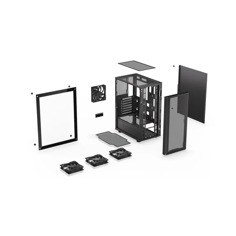 Case-ENDORFY-Ventum 200 Air-MicroTower-Case product features Transparent panel-Not included-ATX-MicroATX-MiniITX-Colour