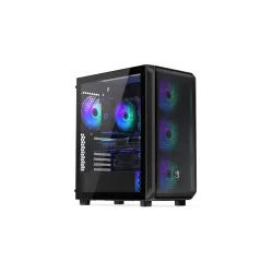 Case-ENDORFY-Arx 500 ARGB-MidiTower-Case product features Transparent panel-Not included-ATX-MicroATX-MiniITX-Colour