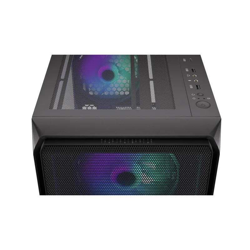 Case-ENDORFY-Arx 500 ARGB-MidiTower-Case product features Transparent panel-Not included-ATX-MicroATX-MiniITX-Colour