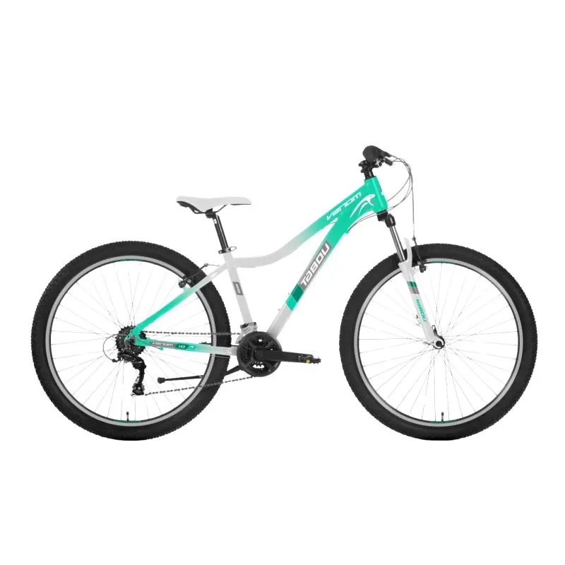 Bērnu velosipēds TABOU Venom 1.0 W, 27.5 17 M, piparmētru balts