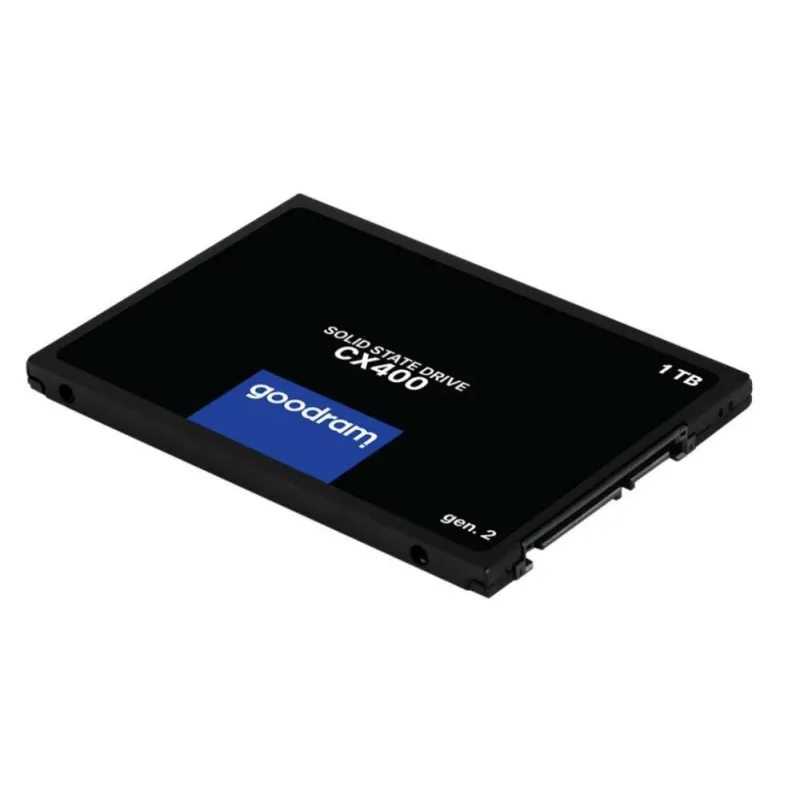 SSD-GOODRAM-CX400 GEN.2-1TB-SATA-3D TLC-Write speed 500 MBytes-sec-Read speed 550 MBytes-sec-2,5-TBW 720 TB-MTBF 2000000