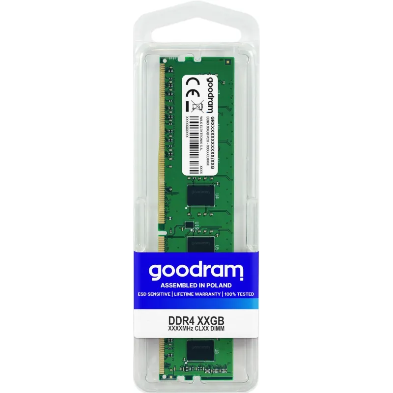 Memory dimm 16gb pc25600 ddr4-gr3200d464l22-16g goodram