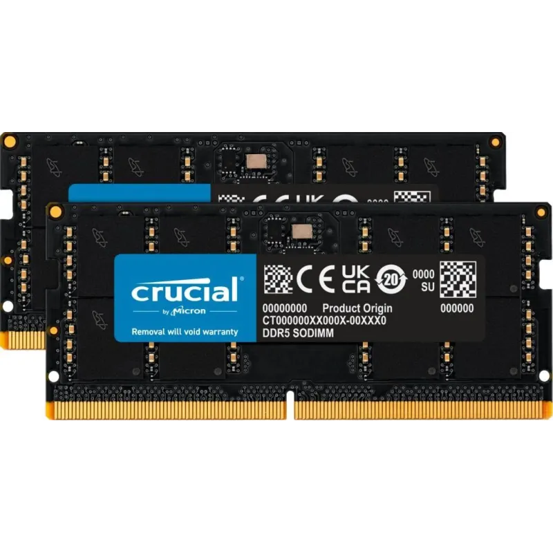 Nb memory 64gb ddr5-5600 so-kit2 ct2k32g56c46s5 crucial