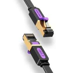 Patch cable cat.7-3m black icabi vention