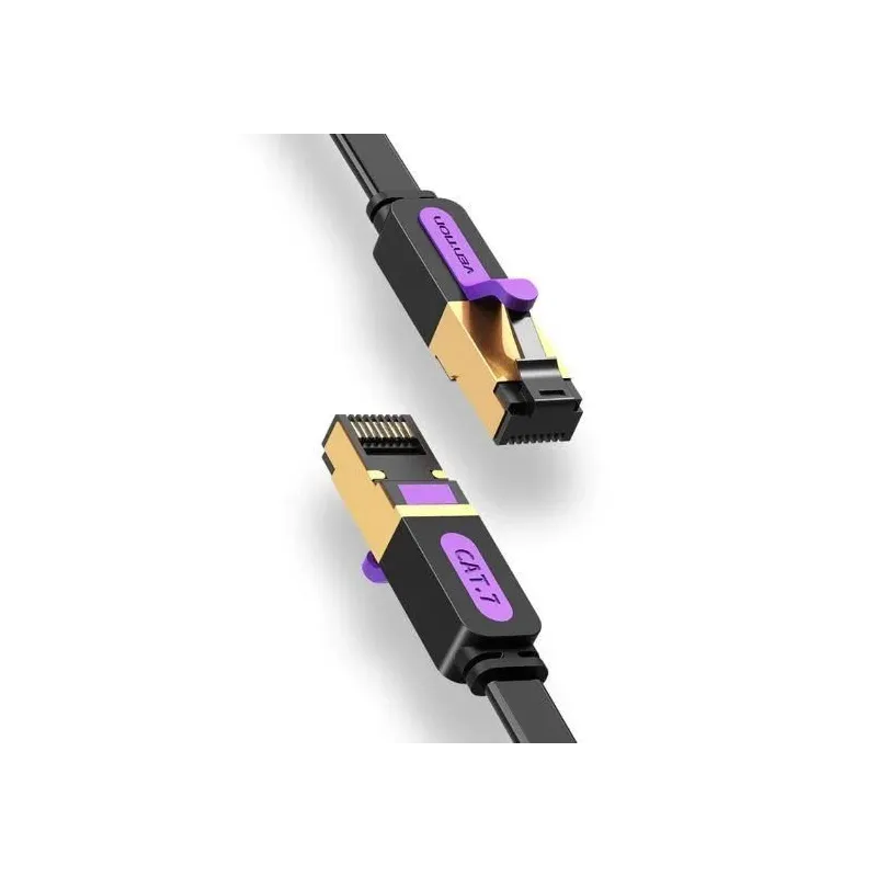 Patch cable cat.7-3m black icabi vention