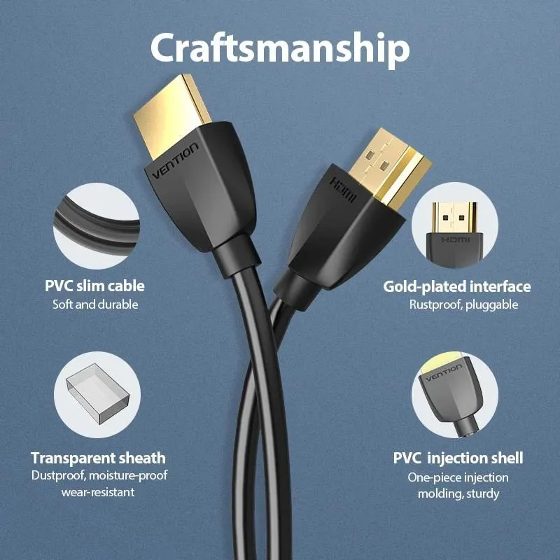 Cable hdmi 3m-aaibi vention