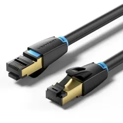 Patch cable cat.8 sftp-1m black ikabf vention