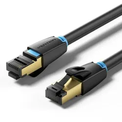 Patch cable cat.8 sftp-3m black ikabi vention