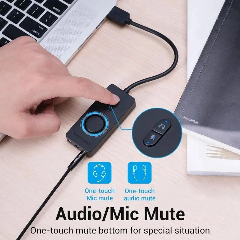 Sound card adapter usb-0.15m cdrbb vention