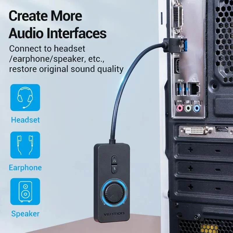 Sound card adapter usb-0.15m cdrbb vention