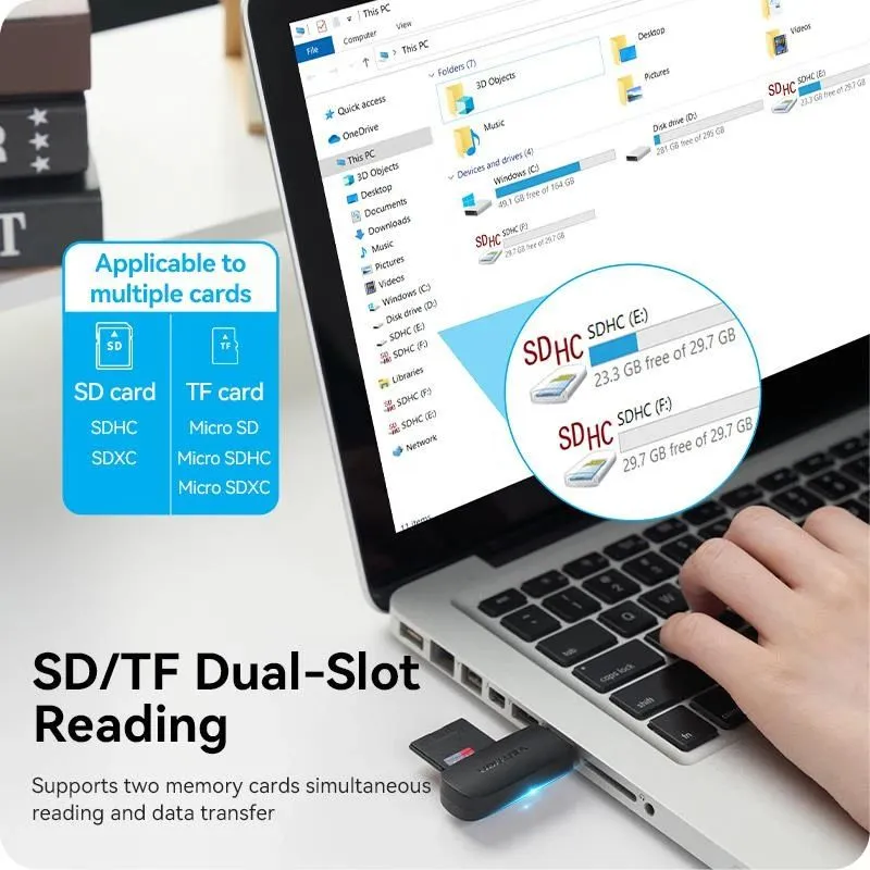 Memory reader usb3.0-sd-tf clgb0 vention
