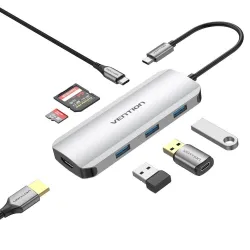 Nb acc docking station 7in1-usb-c 0.15m tojhb vention