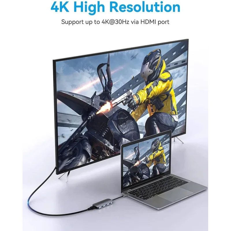 Nb acc docking station 7in1-usb-c 0.15m tojhb vention