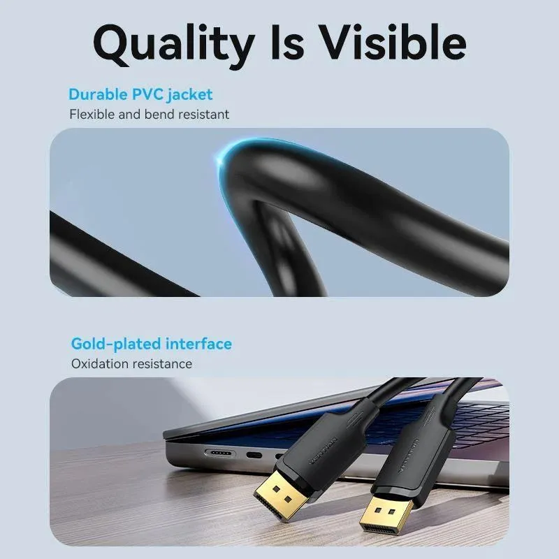 Cable dp to dp 5m-hakbj vention