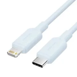 Cable usb-c to lightning-1m blue laksf vention