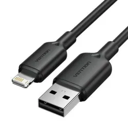 Cable usb2.0 to lightning-2m black lambh vention