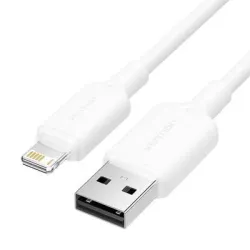 Cable usb2.0 to lightning-2m white lamwh vention
