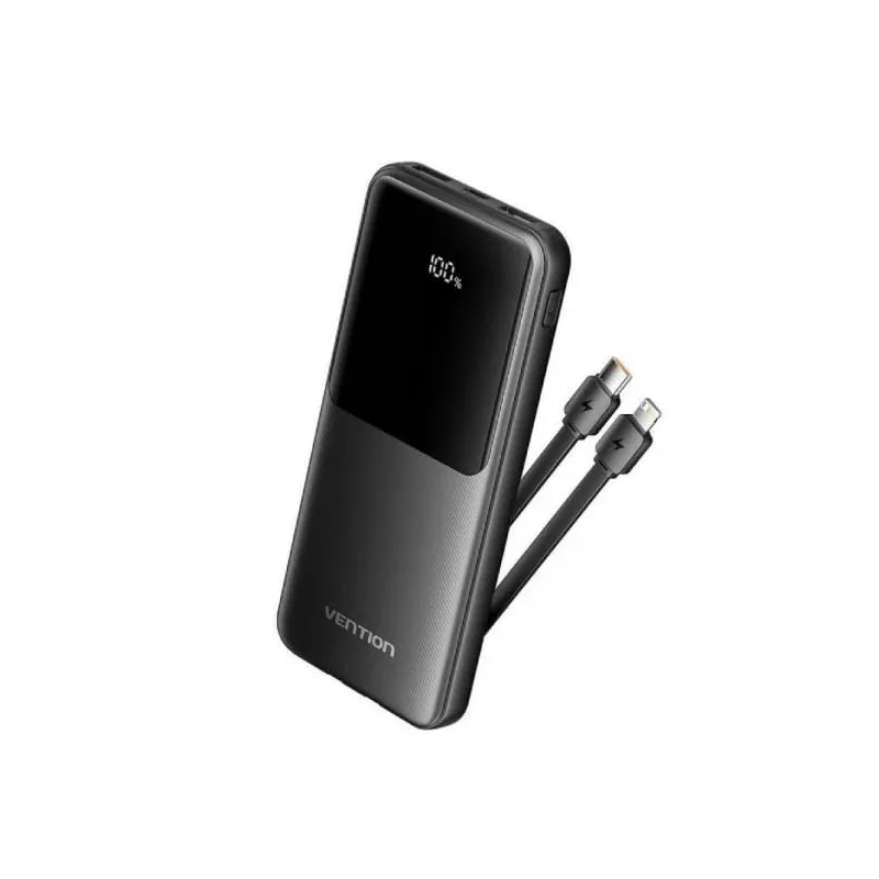 Power bank usb 10000mah 22.5w-black fhob0 vention