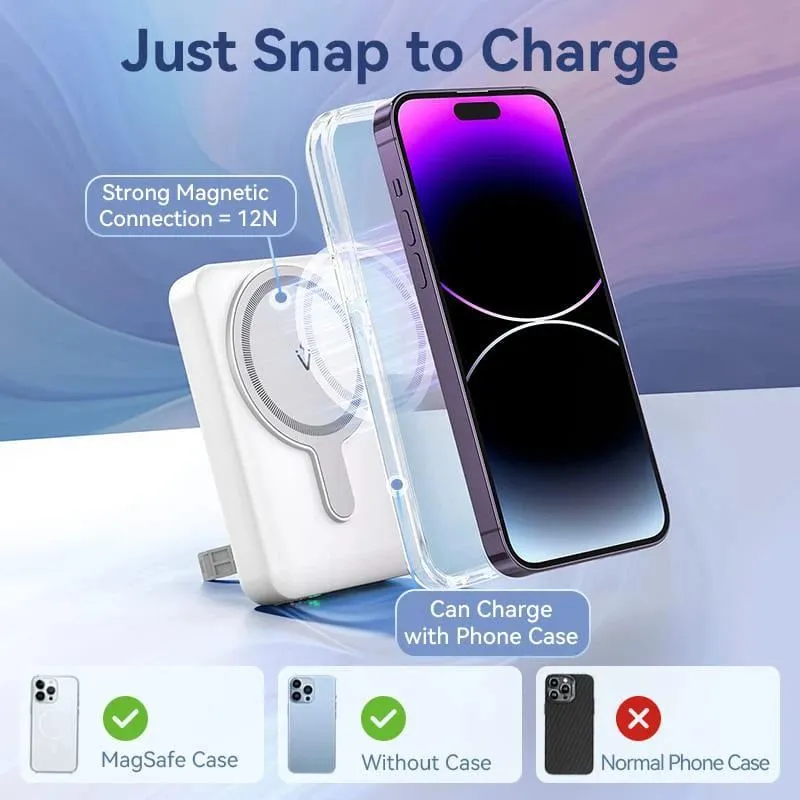 Power bank wrl 10000mah 22.5w-magnetic white fhtw0 vention