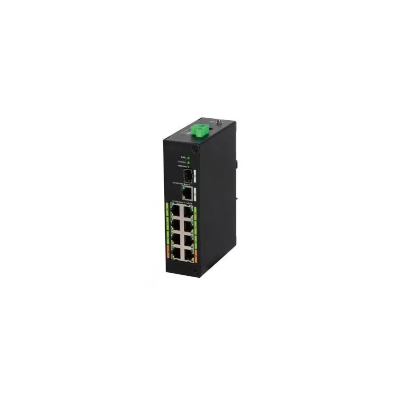 Switch-DAHUA-LR2110-8ET-120-V2-PoE ports 8-DH-LR2110-8ET-120-V2