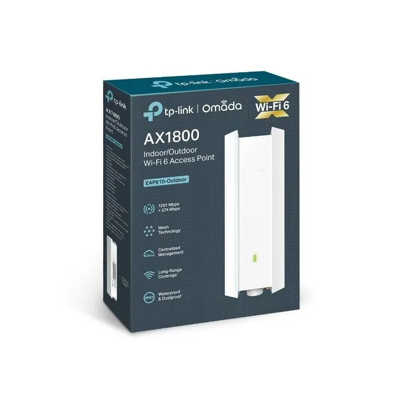 Access Point-TP-LINK-Omada-1800 Mbps-IEEE 802.11a-IEEE 802.11b-IEEE 802.11g-IEEE 802.11n-IEEE 802.11ac-IEEE