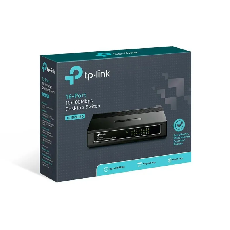 Switch-TP-LINK-16x10Base-T - 100Base-TX-TL-SF1016D
