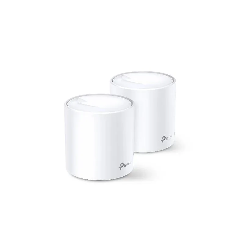 AX1800 Whole Home Mesh Wi-Fi 6 System - Deco X20 ,2-pack, - 802.11ax - 1201+574 Mbit-s - 10-100-1000 Mbit-s - Ethernet LAN