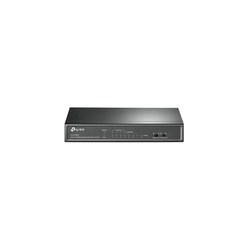 Switch-TP-LINK-Desktop-pedestal-8x10Base-T - 100Base-TX-PoE ports 4-TL-SF1008LP