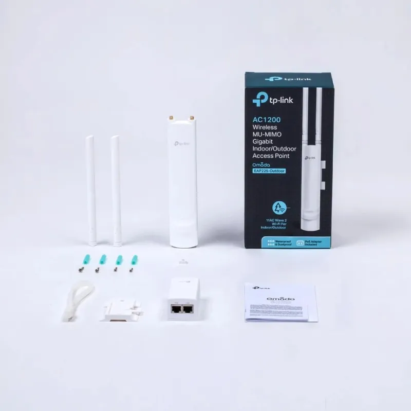 Access Point-TP-LINK-1200 Mbit-s-1xLAN ports-2xAntennas quantity-EAP225-OUTDOOR