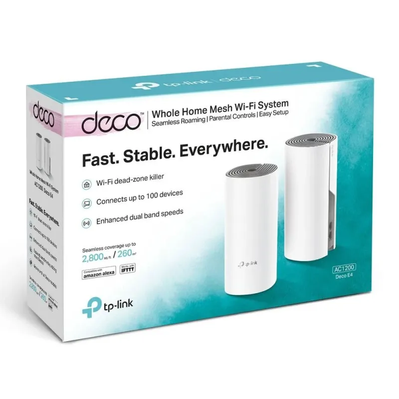 Wireless Router-TP-LINK-Wireless Router-2-pack-1167 Mbps-Mesh-IEEE 802.11ac-LAN \\ WAN ports 2-Number of antennas
