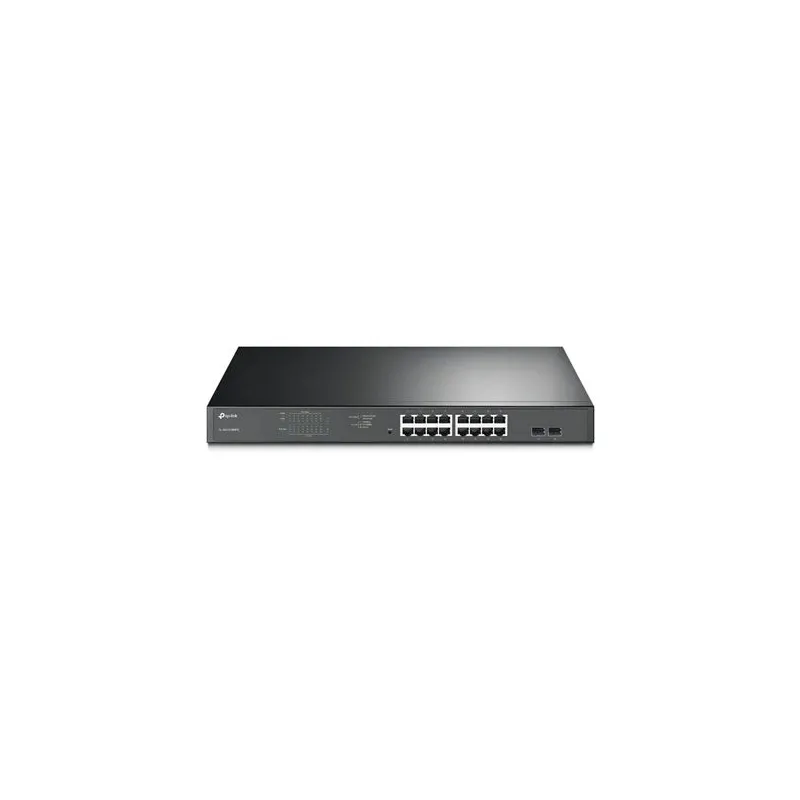 Switch-TP-LINK-TL-SG1218MPE-Desktop-pedestal-Rack-16x10Base-T - 100Base-TX - 1000Base-T-PoE+ ports 16-192 Watts-TL-SG1218MPE