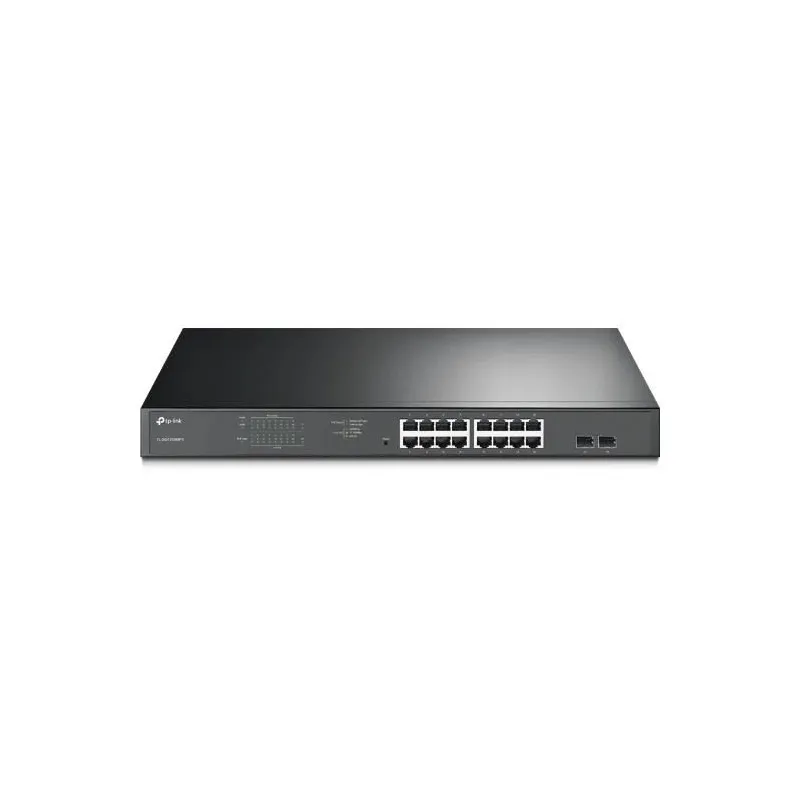 Switch-TP-LINK-TL-SG1218MPE-Desktop-pedestal-Rack-16x10Base-T - 100Base-TX - 1000Base-T-PoE+ ports 16-192 Watts-TL-SG1218MPE