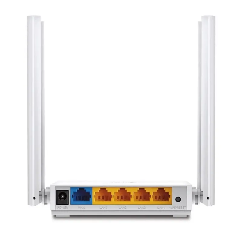 Wireless Router-TP-LINK-Wi-Fi 5 ,802.11ac,-Data speed 433 Mbit-s-Ethernet WAN Yes-Ethernet LAN Yes-5xLAN ports-ARCHERC24