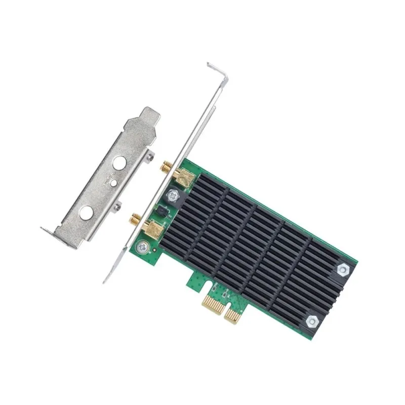 TP-LINK Archer T4E Dual Band PCI Express Adapter 2.4GHz-5GHz, 802.11ac, 300+867 Mbps, 2xDetachable antennas