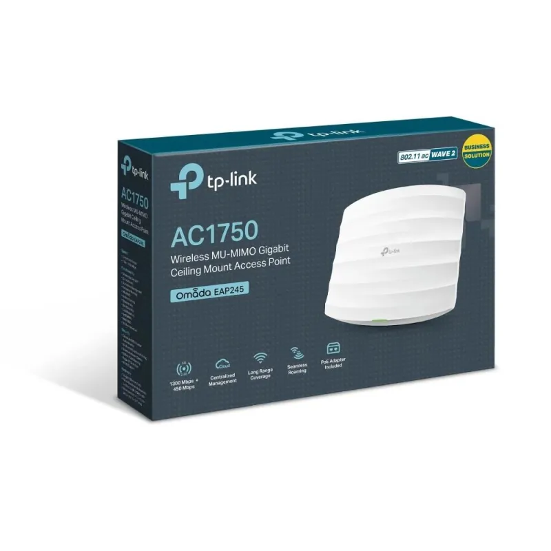 Access Point-TP-LINK-Omada-1750 Mbit-s-2xLAN ports-EAP245