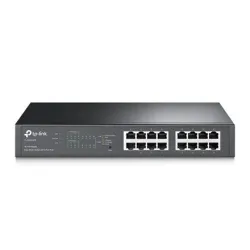 TP-LINK - Switch - TL-SG1016PE - Web Managed - Desktop-Rackmountable - Gigabit Ethernet ,copper, ports quantity 16 - PoE+ ports
