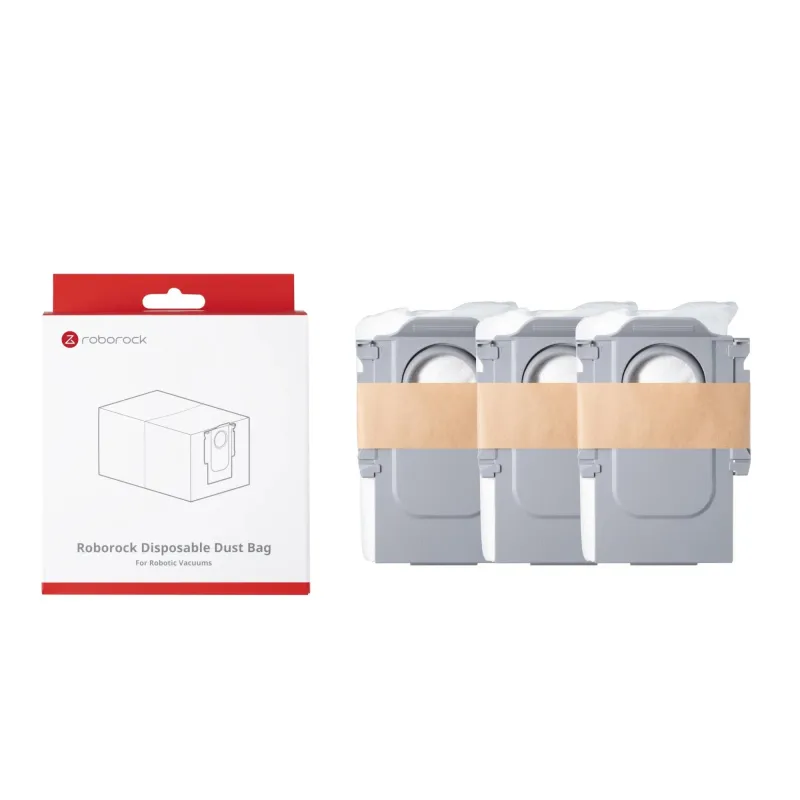 Vacuum Cleaner Accessory-ROBOROCK-Disposable Dust bag-For Qrevo-Qrevo MaxV-S8 MaxV Ultra-Qrevo S-Qrevo Pro-Qrevo Plus-Qrevo