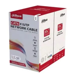 Cable cat6 utp 305m white-pfm923i-6fn-cd-white dahua