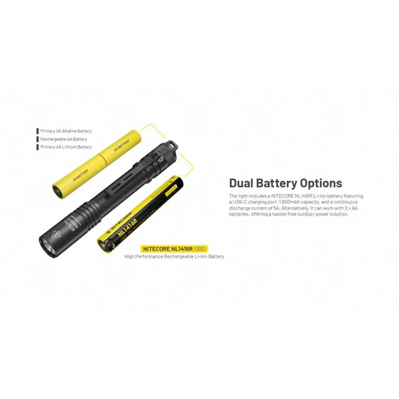 Flashlight mh series-1000 lumens mt2a pro nitecore