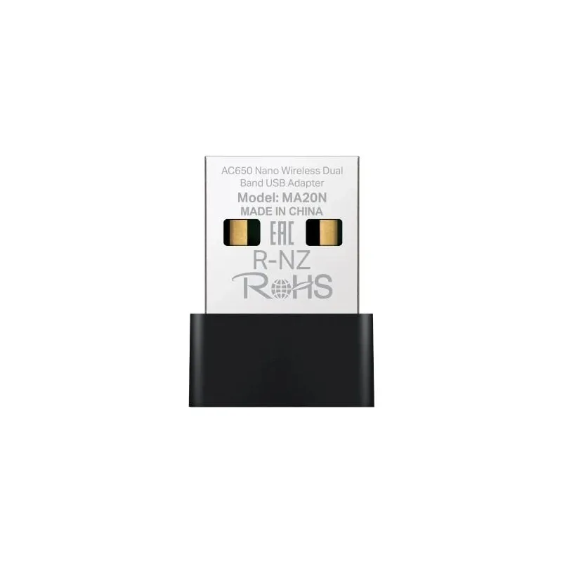 Wrl adapter 650mbps usb nano-ma20n mercusys