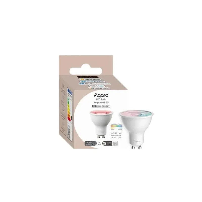 Smart Light Bulb-AQARA-Power consumption 4.9 Watts-Luminous flux 450 Lumen-6500 K-Bluetooth-ZigBee-LB-L03D